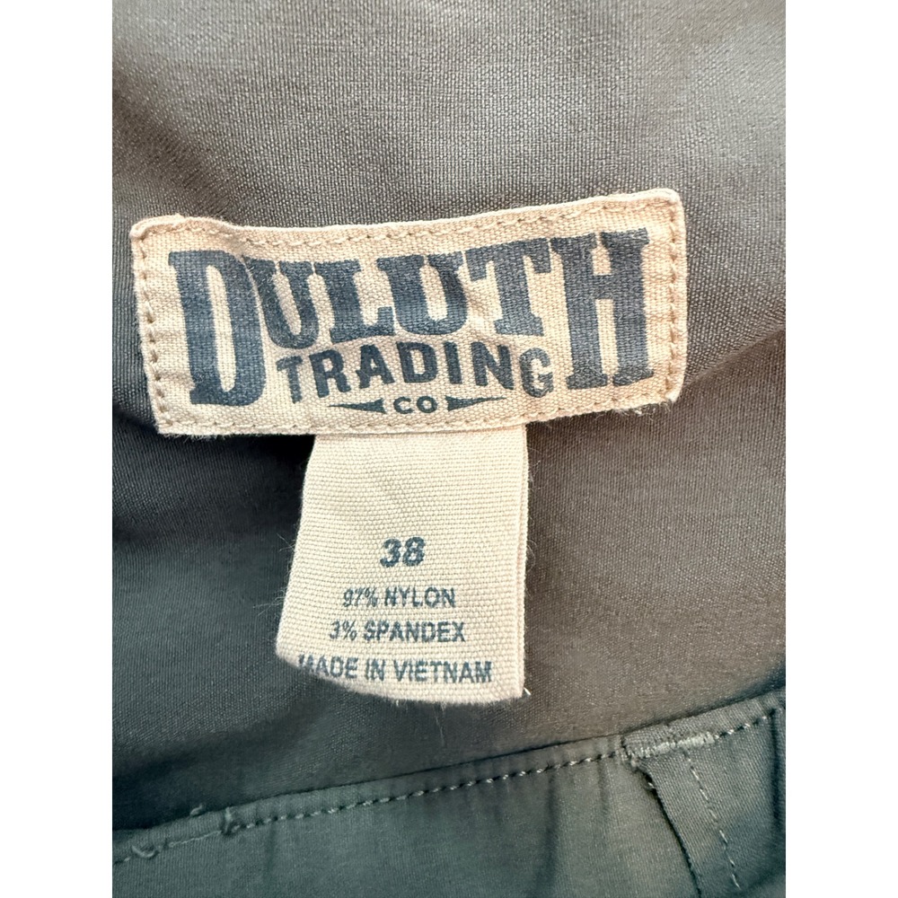 Duluth Trading Co Cargo Shorts Mens 38 Gunmetal Flex Dry on the Fly 9 Inseam - Picture 3 of 9